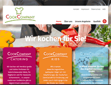 Tablet Screenshot of cook-company.de